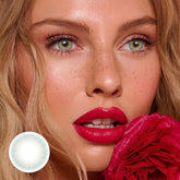 Lentes de contacto de color azul marrón con prescripción de Pure Nature